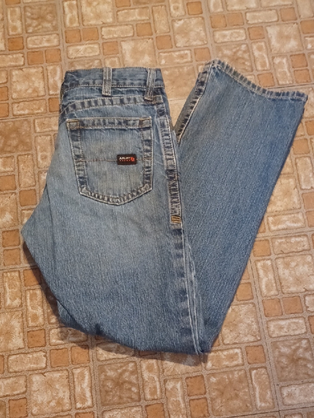 Ariat Men’s Light Wash Relaxed Boot Cut Jeans 30x34